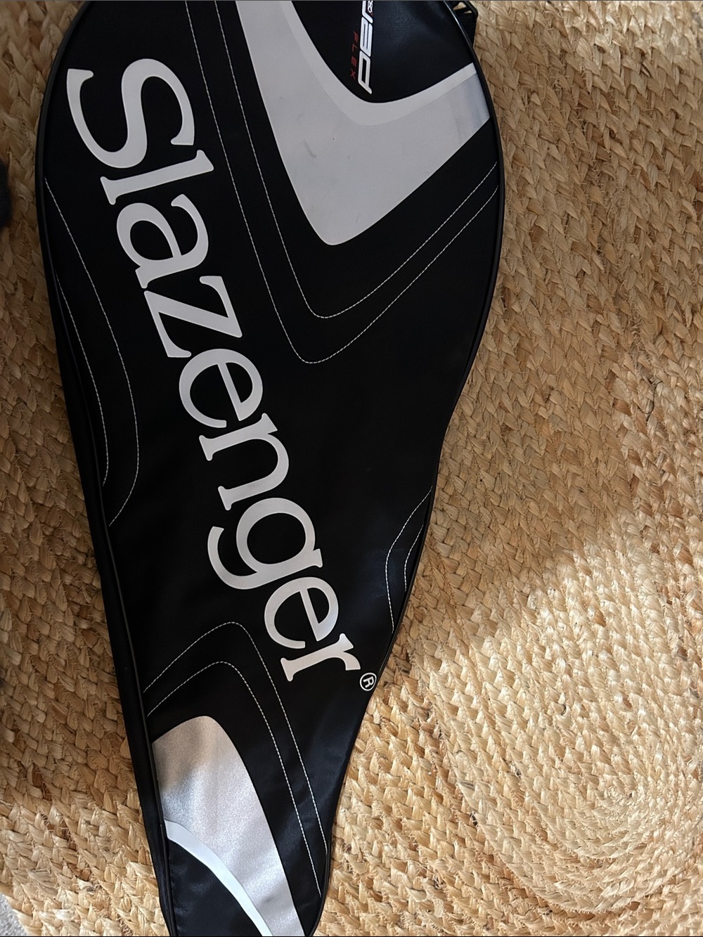 Slazenger Black & White Tennis Racket Cover